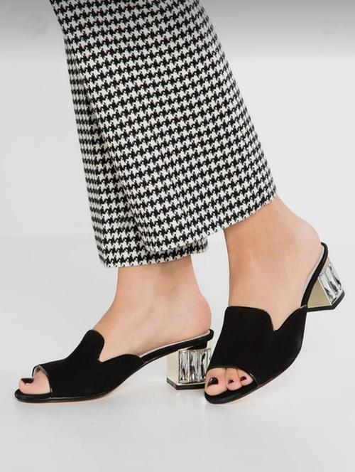 women black slip on sandal - 18645372 - Very Small Image - 1