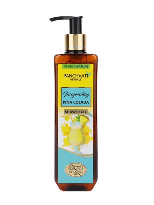 panchvati herbals shower gel pina colada - no parabens, sulphate, silicones & salt - for men & women - 300 ml - 18645895 - Very Small Image - 1