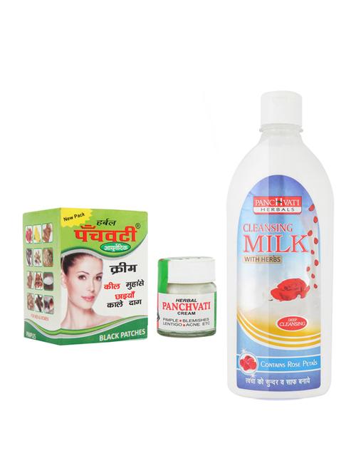 acne cream 10 gm & cleansing milk 450 ml - 18645935 - Very Small Image - 1