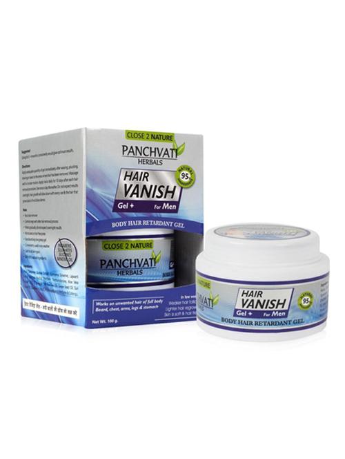 panchvati herbals hair vanish gel for men - safe, natural & gentle hair removel gel for man (100g) pack of - 1 - 18646028 - Very Small Image - 1