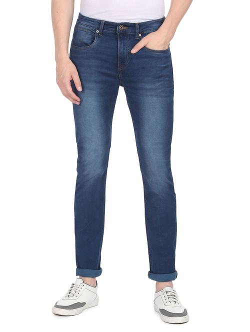 mid rise light washed denim jean - 18646162 - Very Small Image - 1