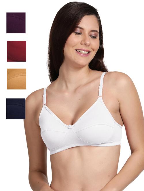 pack of 5 multi colored t-shirt bra - 18646414 - Very Small Image - 1