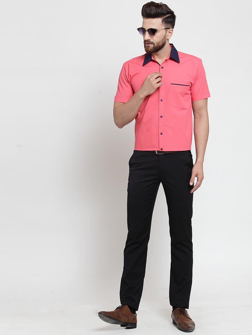 mens solid casual shirt - 18646647 - Standard Image - 3