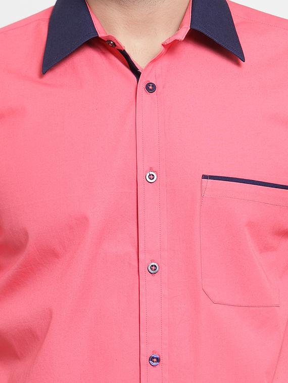 mens solid casual shirt - 18646647 - Standard Image - 4
