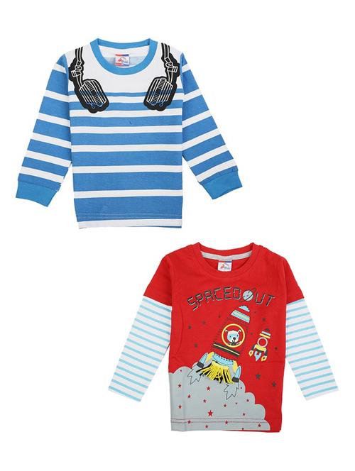 boys pack of 2 graphic print t-shirt - 18647324 - Very Small Image - 1