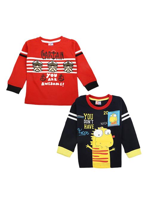 boys pack of 2 graphic print t-shirt - 18647332 - Very Small Image - 1