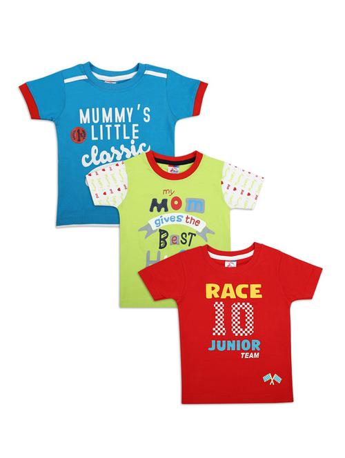 boys pack of 3 graphic print t-shirt - 18647336 - Very Small Image - 1