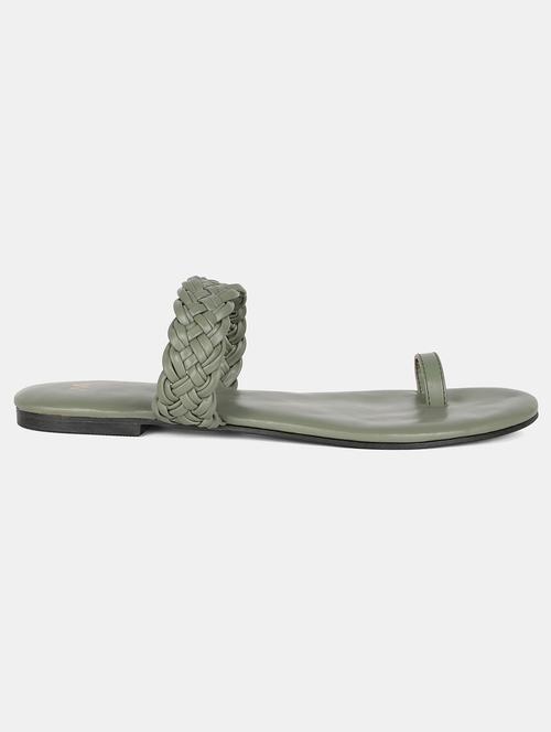 women solid one toe sandal - 18657074 - Very Small Image - 1