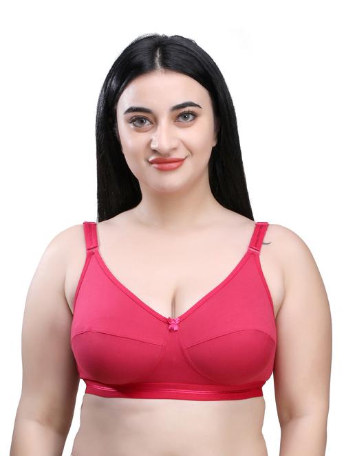 pink solid regular bra - 18657284 - Very Small Image - 1