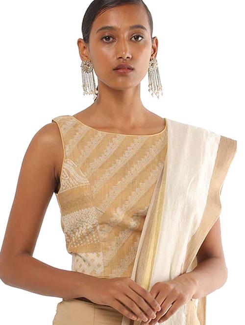 boat neck printed blouse - 18658905 - Very Small Image - 1