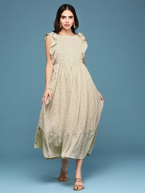 Women's Tiered Dress Floral Dress - 18659012 - Very Small Image - 1