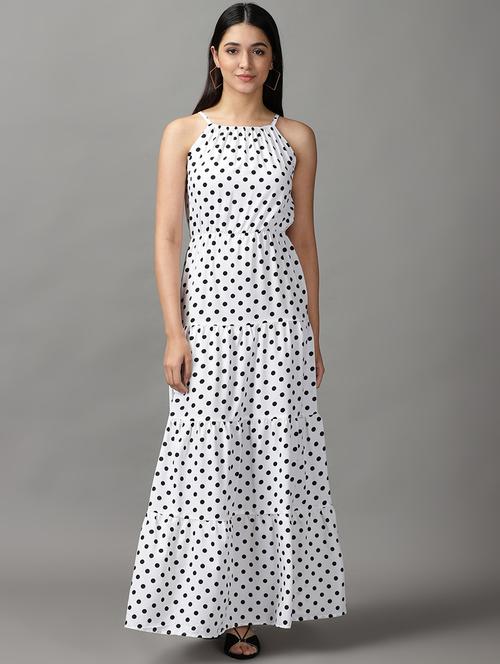 women's tiered dress abstract dress - 18659016 - Very Small Image - 1