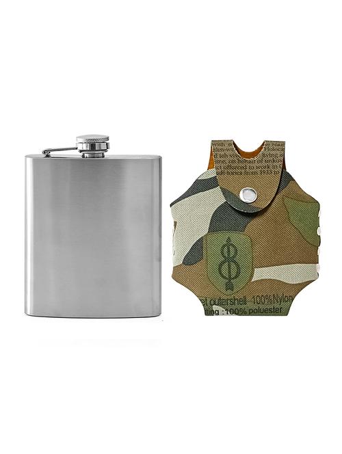 stainless steel hip flask - 18659252 - Very Small Image - 1