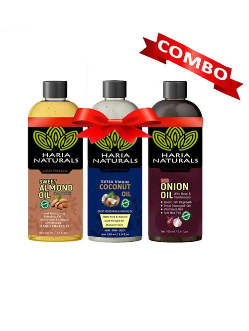 haria naturals combo set hair oil - 18674026 - Very Small Image - 1