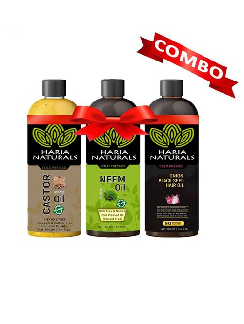 haria naturals combo set hair oil - 18674027 - Very Small Image - 1