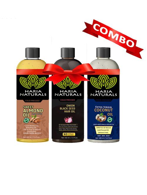 haria naturals combo set hair oil - 18674030 - Very Small Image - 1
