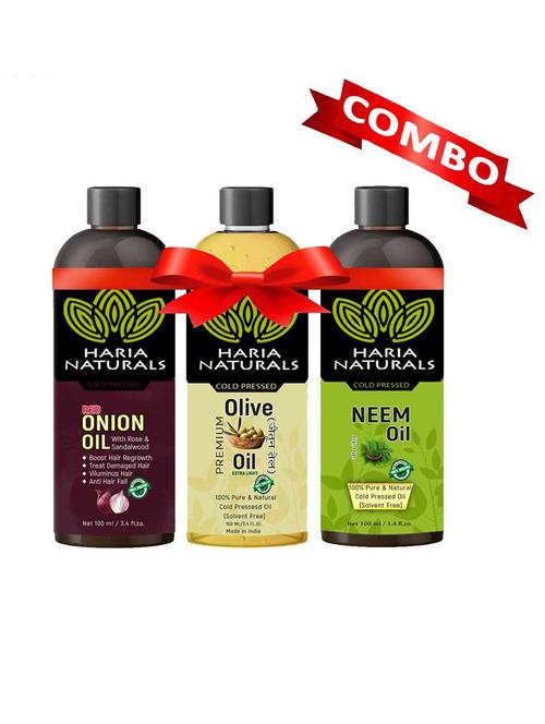 haria naturals combo set hair oil - 18674031 - Very Small Image - 1