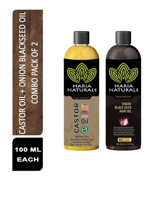 haria naturals combo set hair oil - 18674044 - Very Small Image - 1