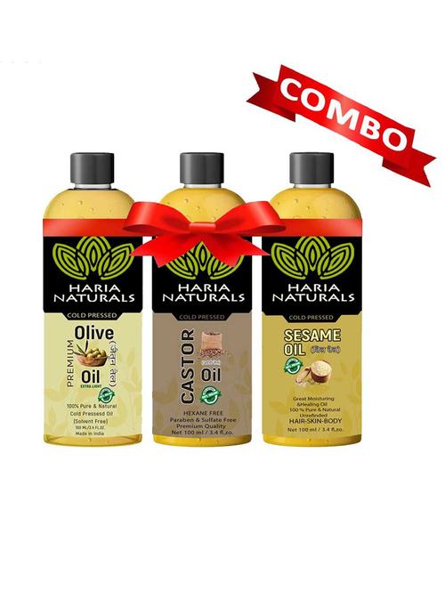haria naturals combo set hair oil - 18674064 - Very Small Image - 1