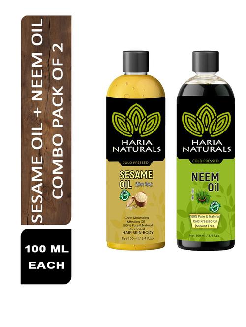 haria naturals combo set hair oil - 18674096 - Very Small Image - 1