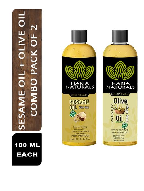 haria naturals combo set hair oil - 18674099 - Very Small Image - 1