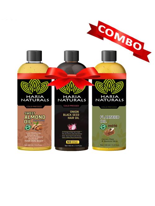 haria naturals combo set hair oil - 18674119 - Very Small Image - 1