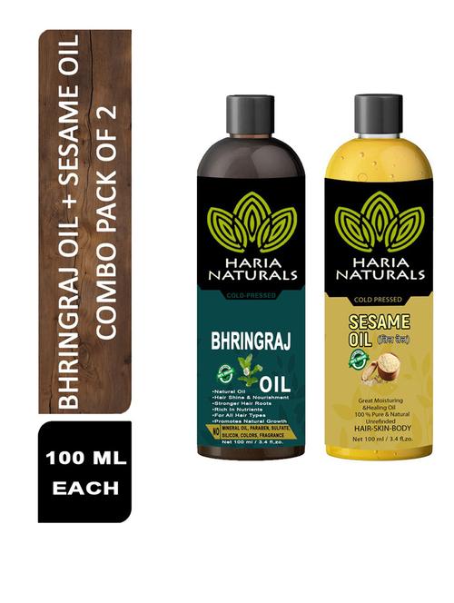 haria naturals combo set hair oil - 18674125 - Very Small Image - 1