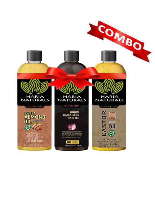 haria naturals combo set hair oil - 18674157 - Very Small Image - 1