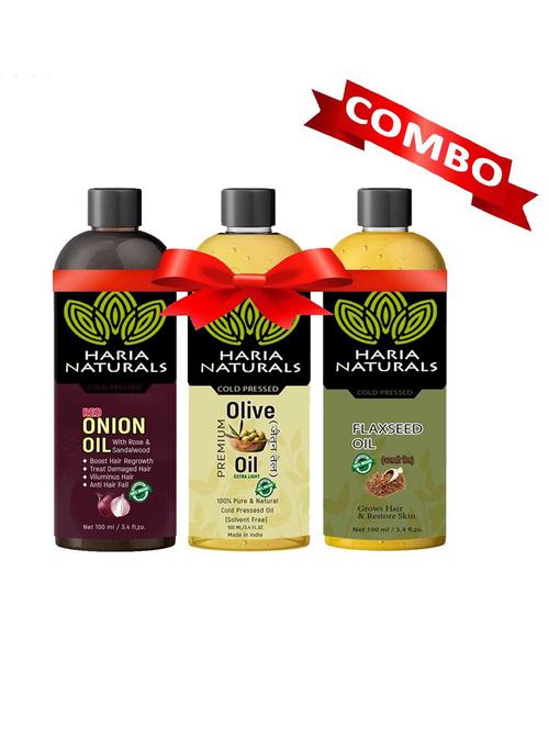 haria naturals combo set hair oil - 18674224 - Very Small Image - 1