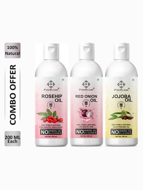 pack of 3 hair oil combo - 18675430 - Very Small Image - 1