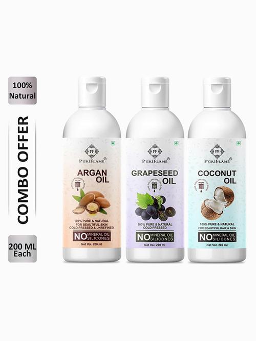 pack of 3 puri flame hair oil - 18675592 - Very Small Image - 1