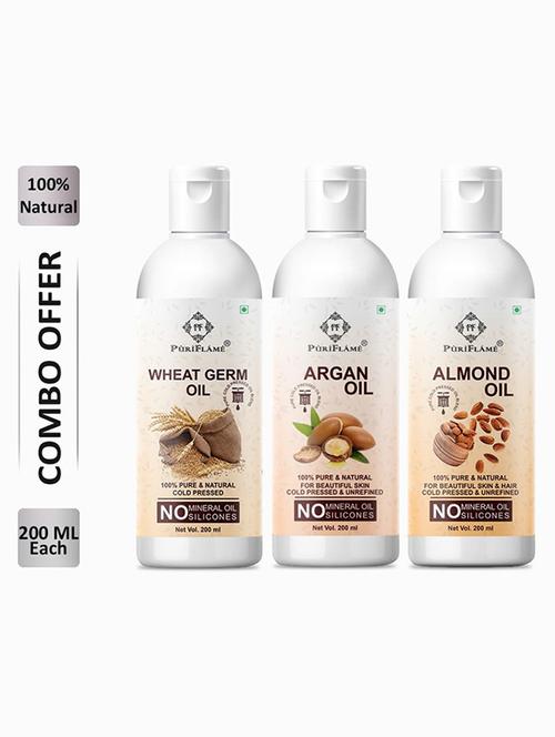 pack of 3 puri flame hair oil - 18675596 - Very Small Image - 1