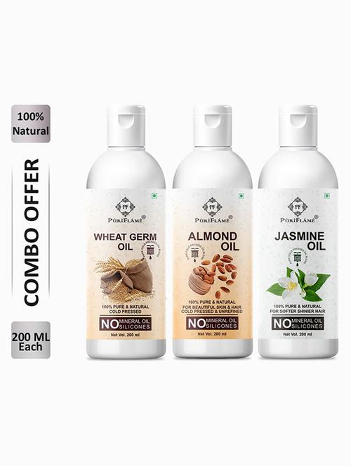 pack of 3 puri flame hair oil - 18675658 - Very Small Image - 1