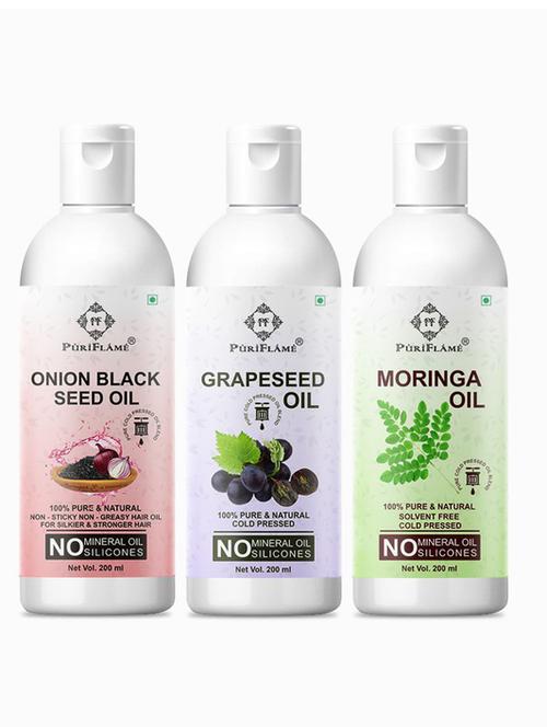 pack of 3 puri flame hair oil - 18676021 - Very Small Image - 1