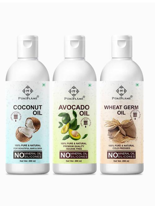 pack of 3 puri flame hair oil - 18676044 - Very Small Image - 1