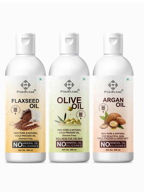 pack of 3 puri flame hair oil - 18676144 - Very Small Image - 1