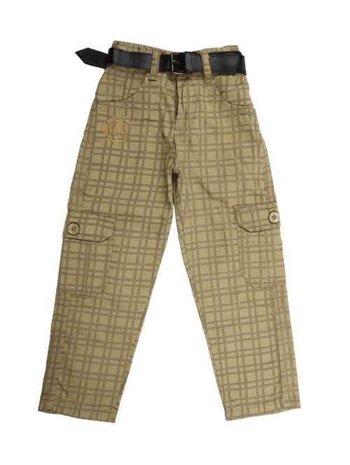 boys mid rise checkered trousers  - 18677793 - Very Small Image - 1