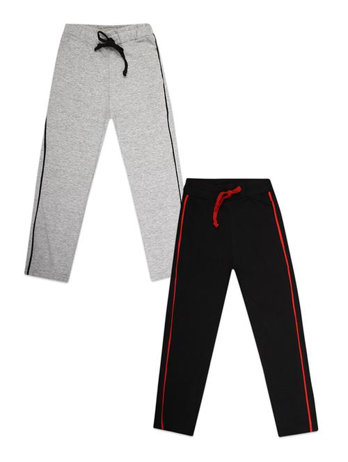 boys pack of 2 mid rise solid trousers  - 18677824 - Very Small Image - 1