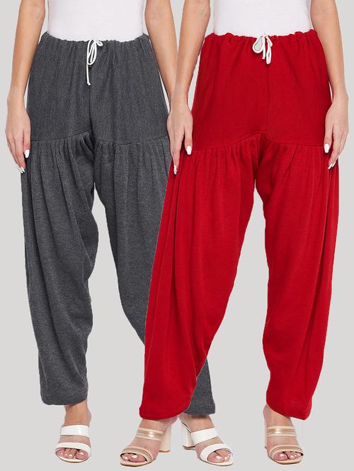 pack of 2 solid salwar - 18677861 - Very Small Image - 1