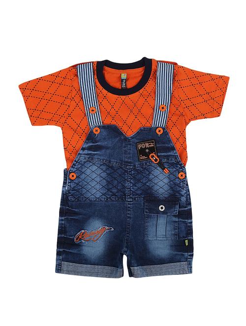 boys printed  dungarees - 18680058 - Very Small Image - 1