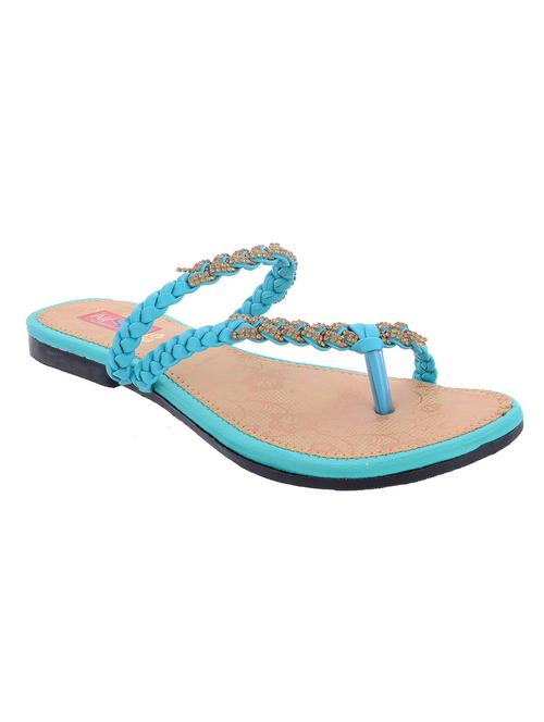 women embellished toe separator sandal - 18680540 - Very Small Image - 1