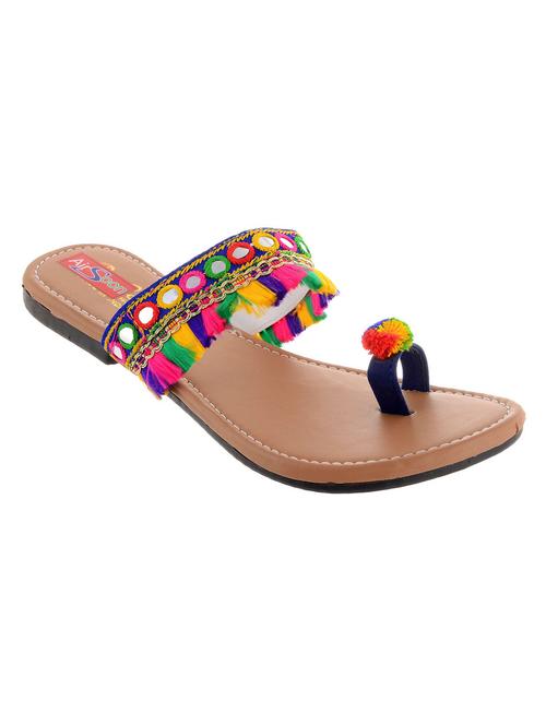 women embellished one toe sandal - 18680563 - Very Small Image - 1