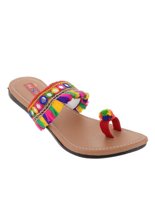 women embellished one toe sandal - 18680565 - Very Small Image - 1