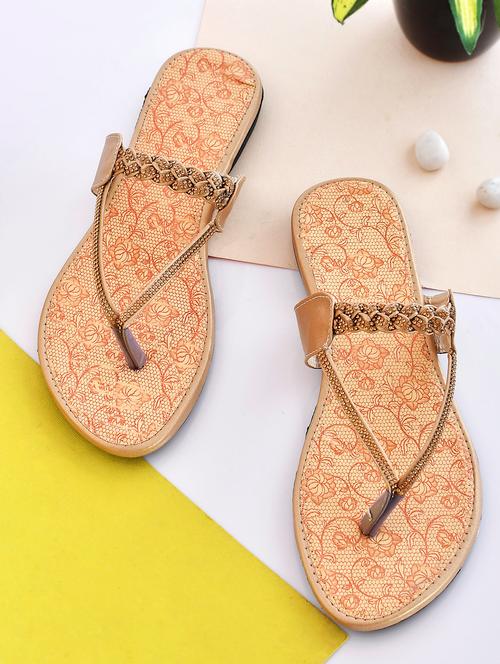 women embellished toe separator sandal - 18680607 - Very Small Image - 1