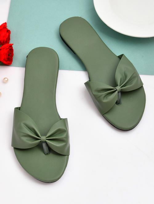 women solid toe separator sandal - 18680631 - Very Small Image - 1