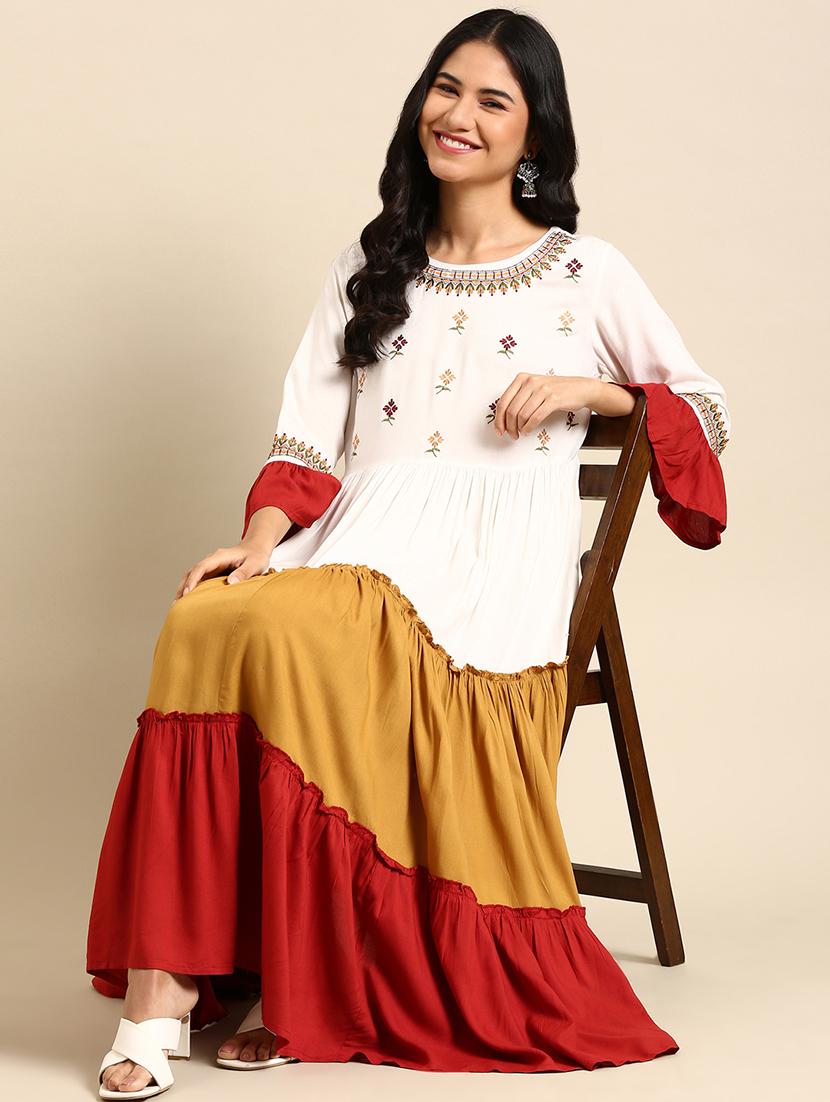 women's tiered kurta - 18683055 - Zoom Image - 2
