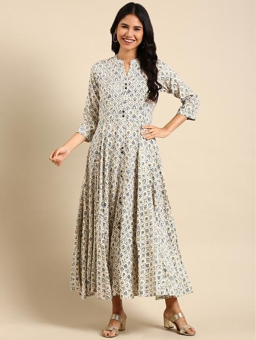 women's flared kurta - 18683160 - Very Small Image - 1