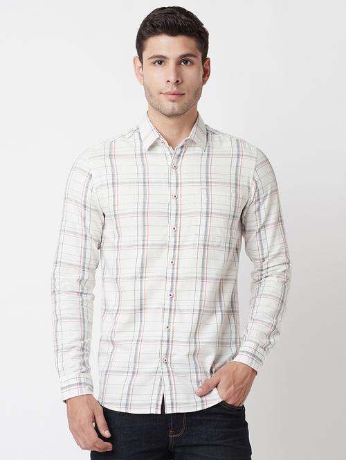 white cotton casual shirt - 18684298 - Very Small Image - 1