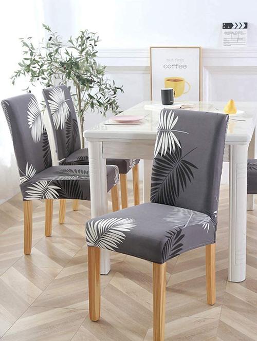 Elastic Chair Cover Stretch Removable Washable Short Dining Chair Cover-set 6 - 18684778 - Very Small Image - 1