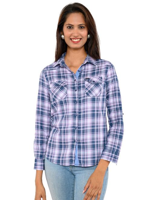 checkered regular shirt - 18685092 - Very Small Image - 1